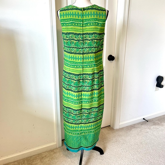 Vintage R&K ORIGINALS Sleeveless Shift Maxi Dress—SZ. 10 - Picture 6 of 12